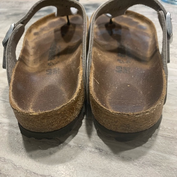 Birkenstock Gizeh Sandals 40 - Silver Metallic - Picture 5 of 5